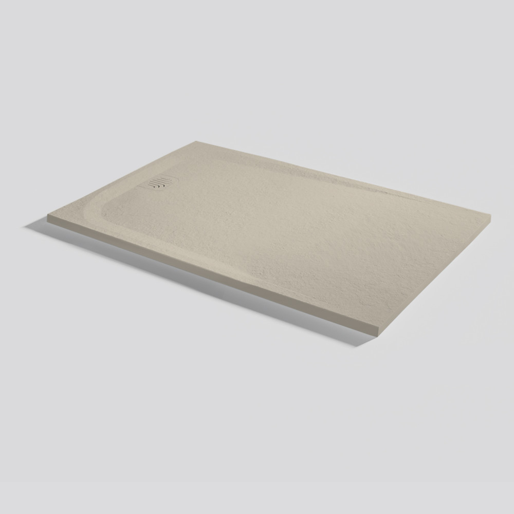 Piatto doccia Unic Slate Sand Rettangolare 120x80