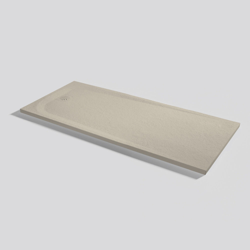 Plato de ducha Unic Slate Sand Rectangular 160x70