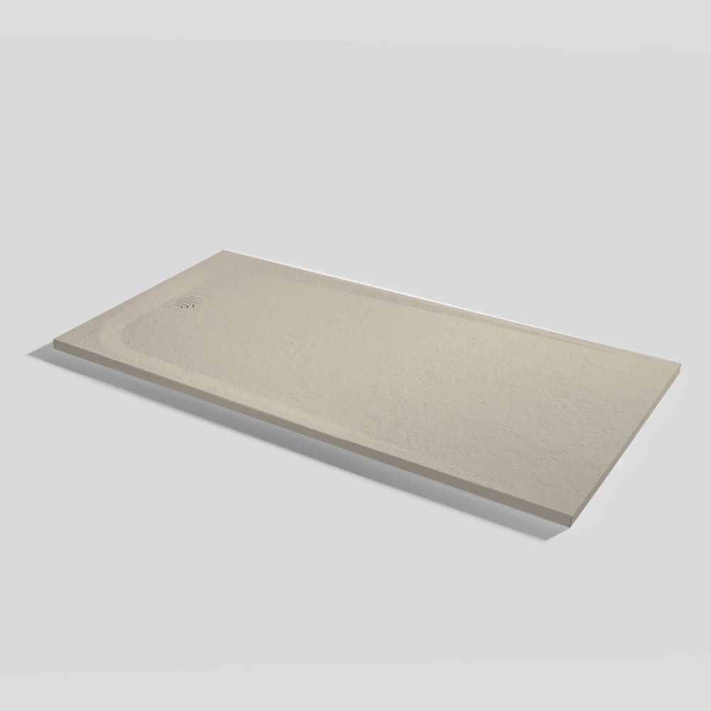 Plato de ducha Unic Slate Sand Rectangular 160x80